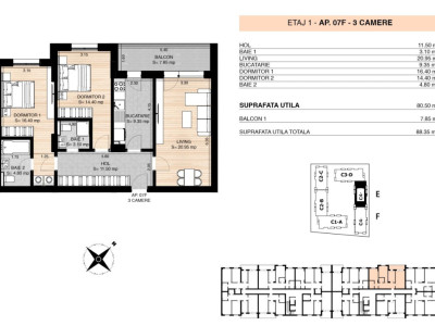 Apartamente de vanzare Bucuresti Pipera imagine mica 6