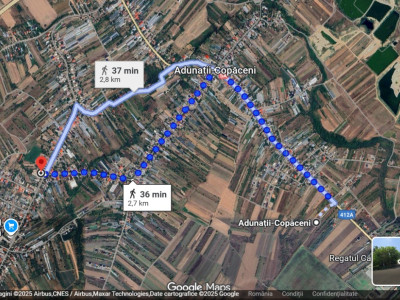 Terenuri de vanzare Adunatii-Copaceni Central imagine mica 8